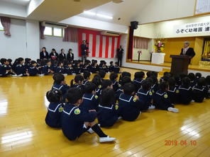 入園進級式（４月１０日）