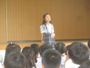 年長組　岐阜聖徳学園大学附属小学校との七夕交流会(６月２６日）