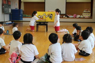 附属中学校の生徒さんが職場体験に来てくれました