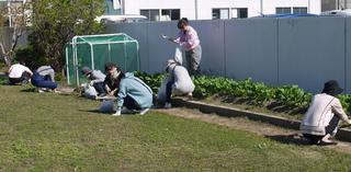 おそうじクラブ&花壇づくり　保護者の皆さまに支えられています