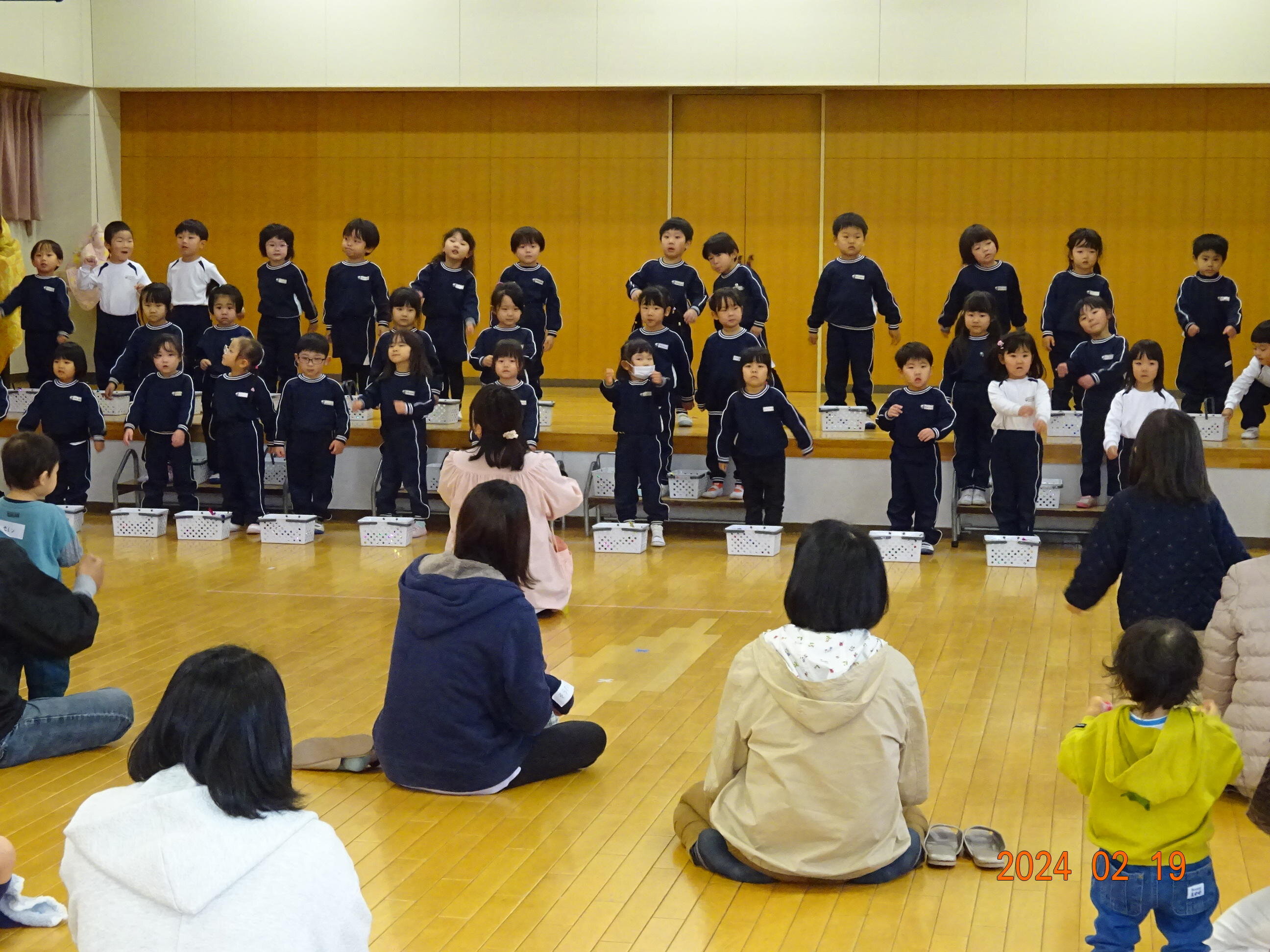 歌声が響きました