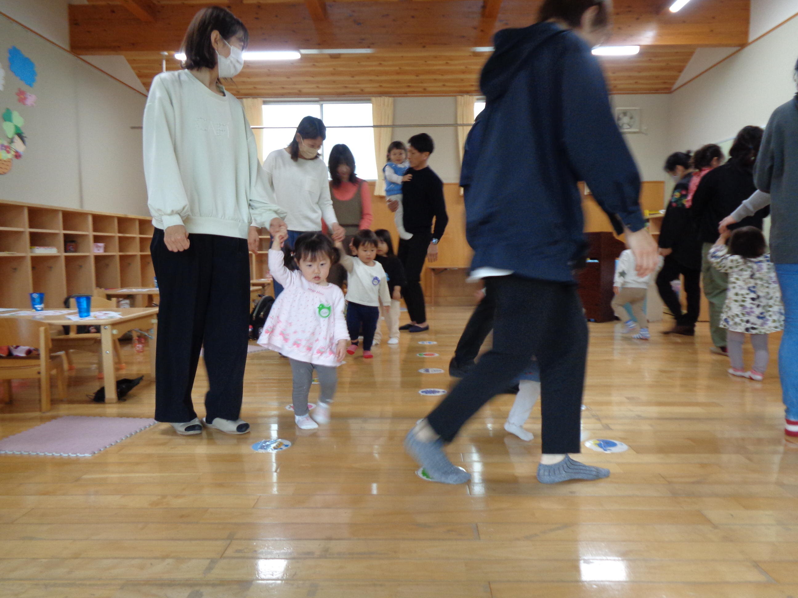 前に進んだり、後ろに下がったりしておもしろかったです