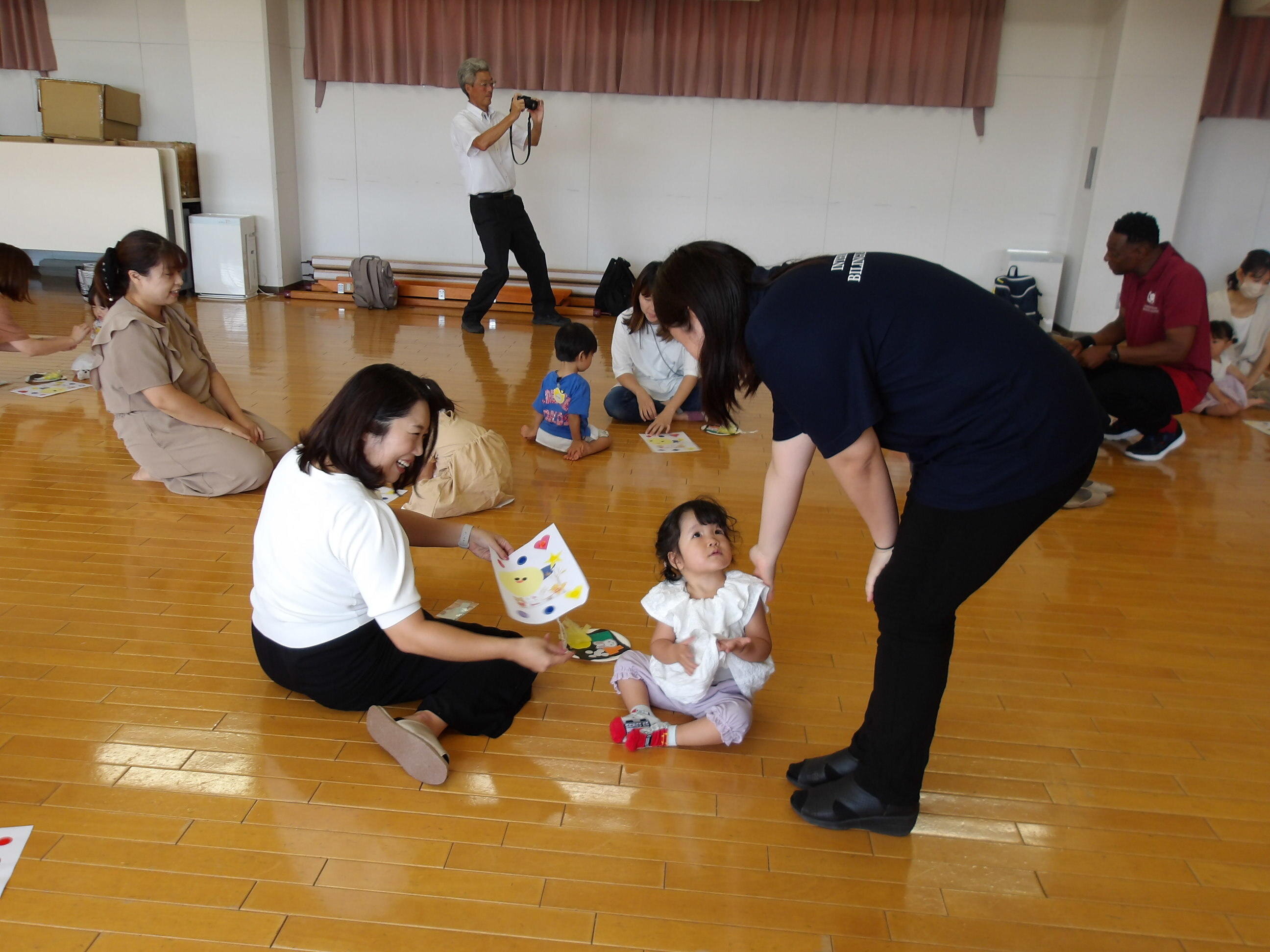 エリザベス先生がやさしく教えてくれます。