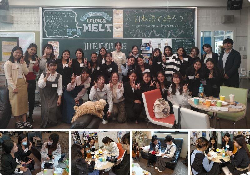 Lounge MELTで外国人留学生と日本語交流会を開催