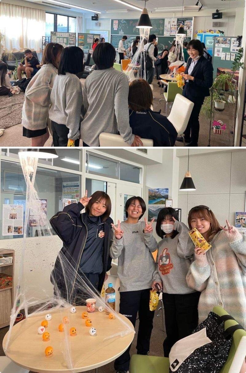 外国語ラウンジ「Lounge MELT」でPumpkin Partyを開催しました