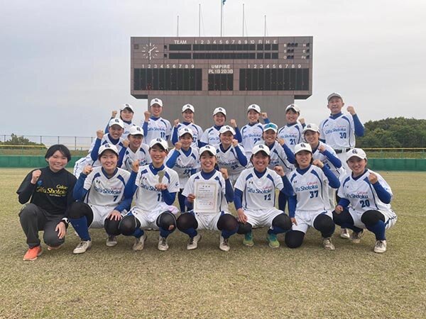 女子ソフトボール部が東海Ⅰ部リーグに昇格しました