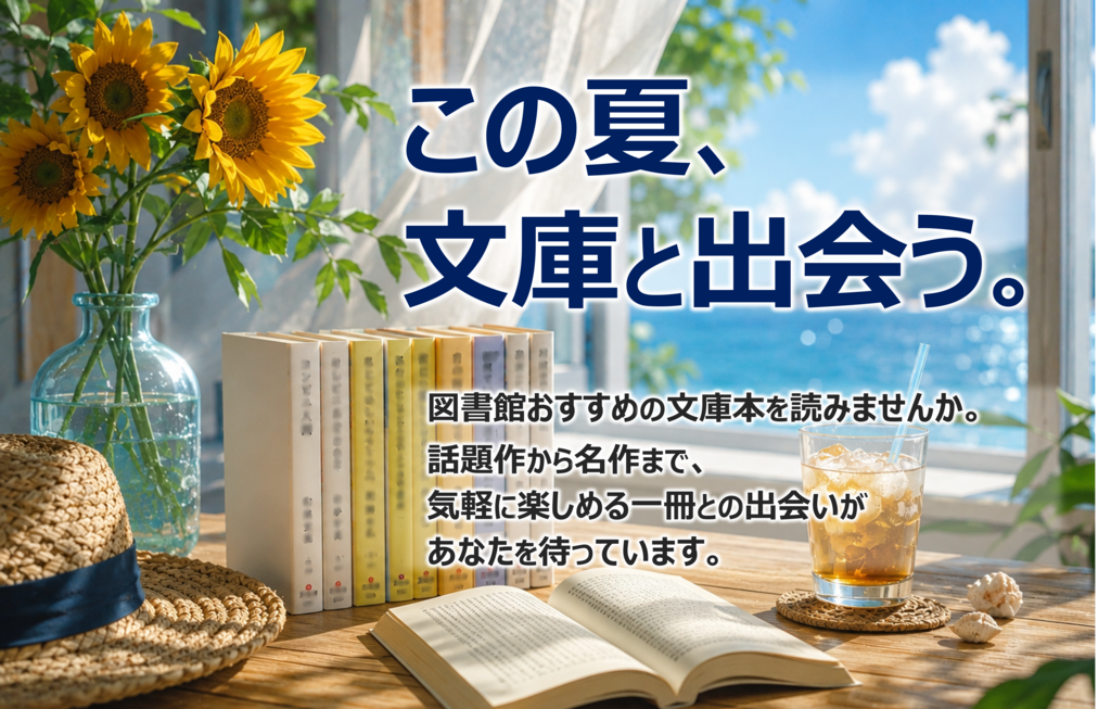 展示1『この夏、文庫と出会う。』はじまりました