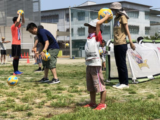 FC岐阜との連携講座「FC岐阜 親子ふれあいサッカー教室」開催報告［2021.7.31(土)］