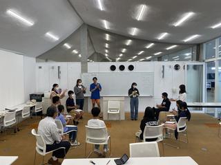 中学生英語教室（岐南町英語学習支援事業：Fun with English）に本学学生等が参加しています