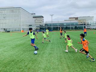 カラフルタウン岐阜との連携講座「One DaY Sports Challenge!（親子サッカー教室）」開催報告［2023.7.15(土)］