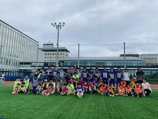 カラフルタウン岐阜との連携講座「One DaY Sports Challenge!（親子サッカー教室）」開催報告［2023.7.15(土)］