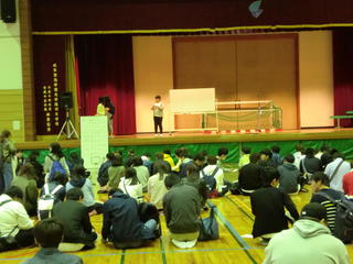 岐阜キャンパスで新入生歓迎会を行いました。