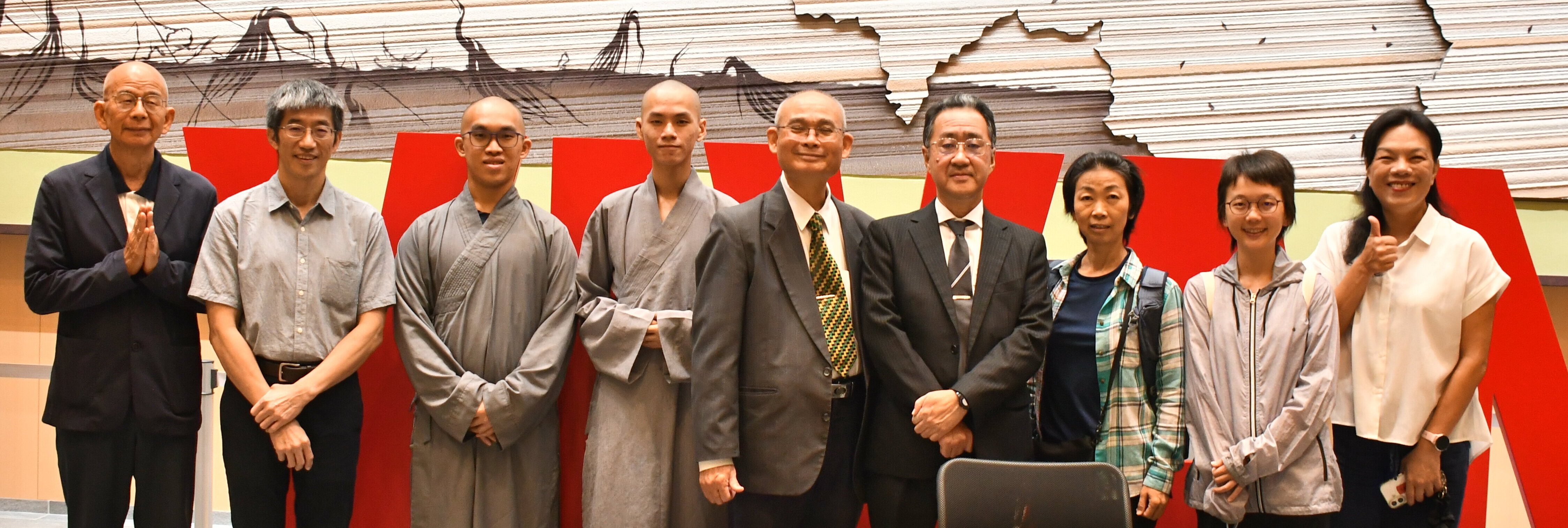 学術交流会・短期留学プログラム参加者の皆様（法鼓文理学院教員・学生）